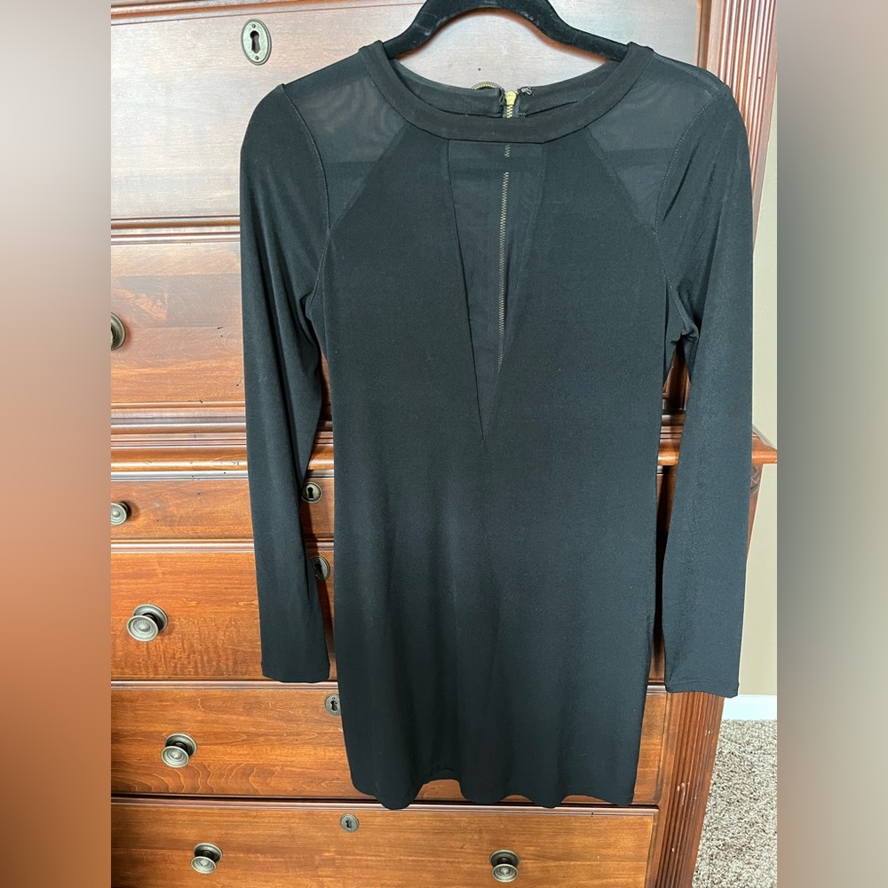 Express Dress with sheer inset